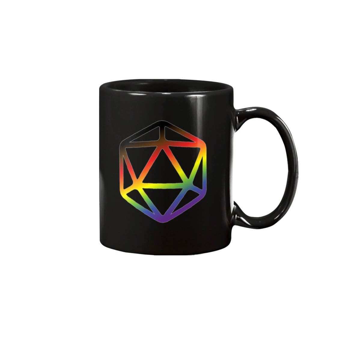 D20 Critical Pride Inclusive Pride 11oz Coffee Mug - Mugs