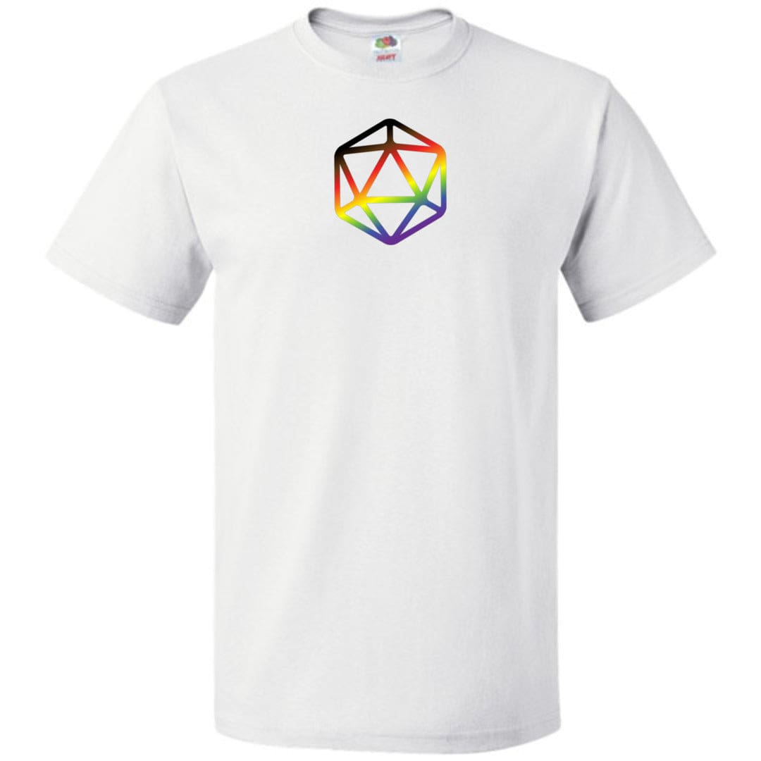 D20 Critical Pride Inclusive Pride Unisex Classic Tee - White / S