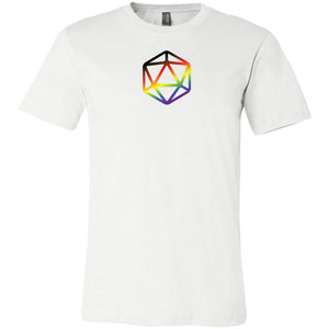 D20 Critical Pride Inclusive Pride Unisex Premium Tee - White / XS