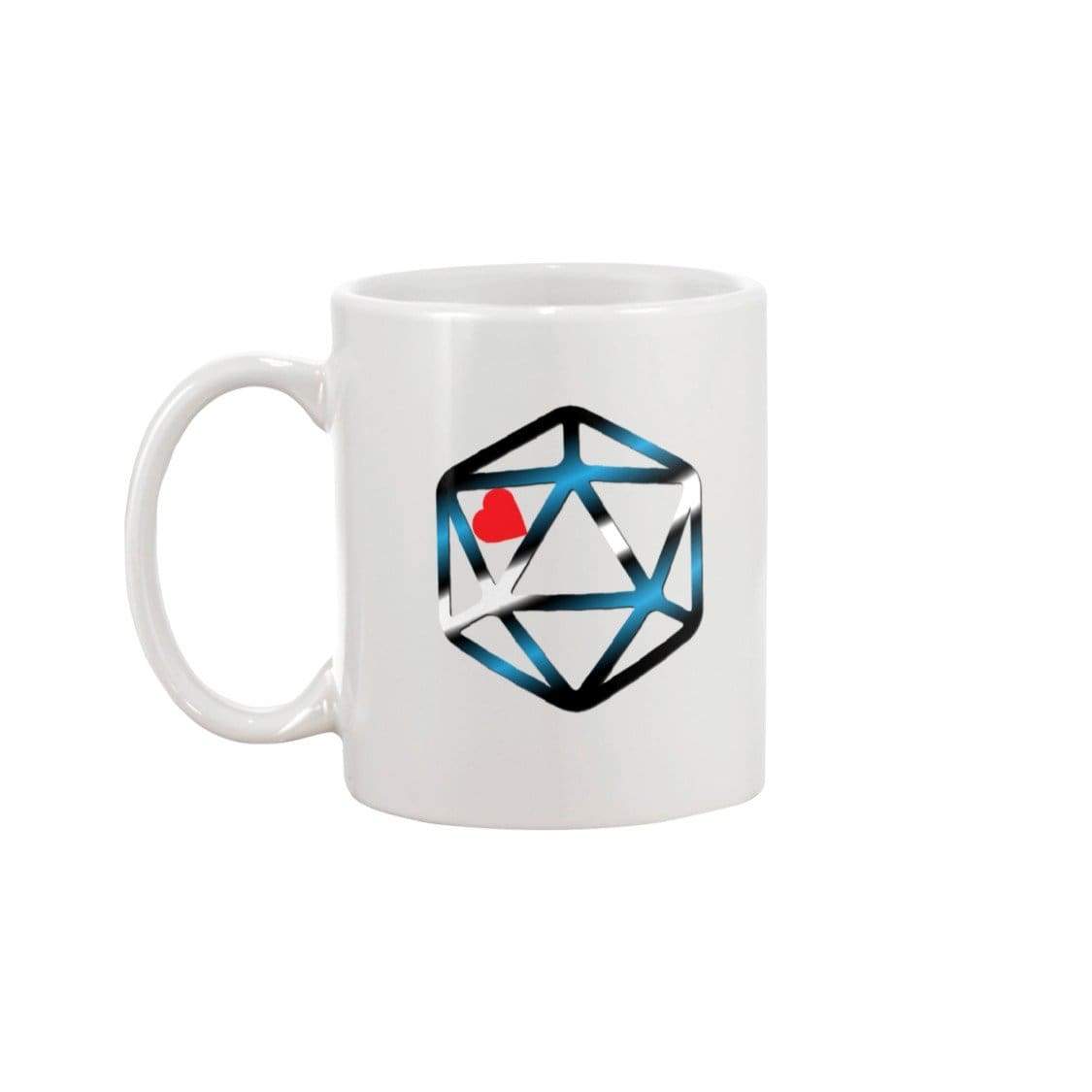 D20 Critical Pride Leather Pride 11oz Coffee Mug - Mugs