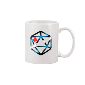 D20 Critical Pride Leather Pride 11oz Coffee Mug - White / 11OZ - Mugs
