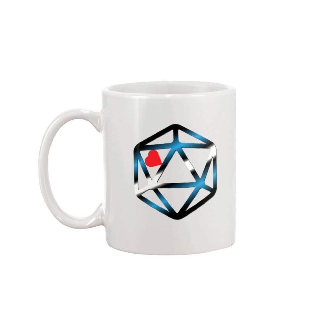 D20 Critical Pride Leather Pride 15oz Coffee Mug - Mugs