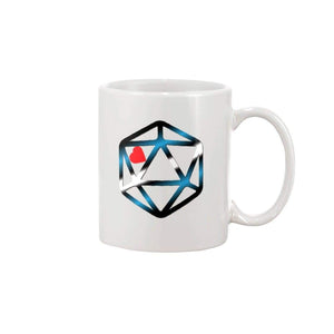 D20 Critical Pride Leather Pride 15oz Coffee Mug - White / 15OZ - Mugs