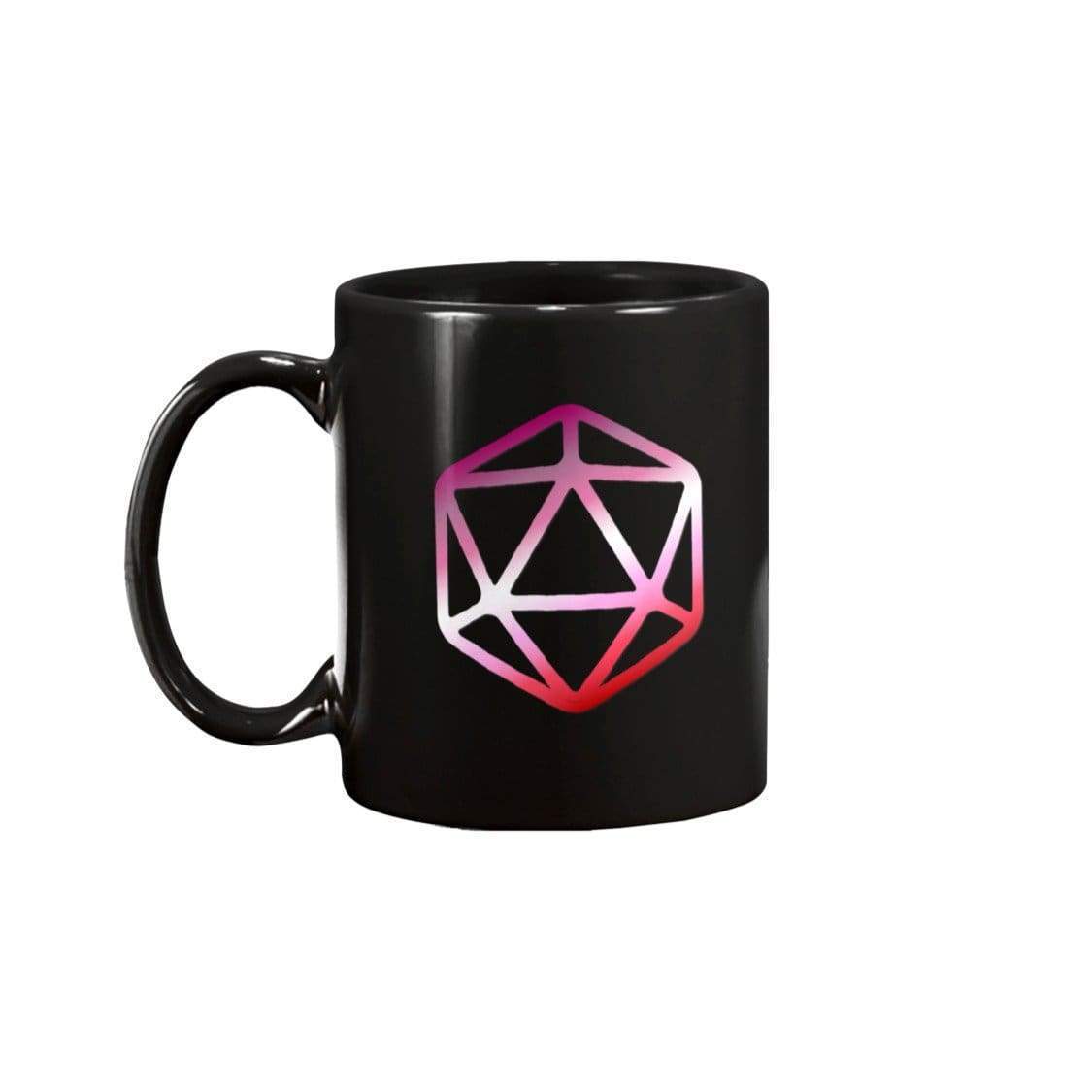 D20 Critical Pride Lesbian Pride 15oz Coffee Mug - Mugs