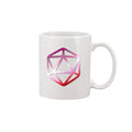 D20 Critical Pride Lesbian Pride 15oz Coffee Mug - White / 15OZ - Mugs