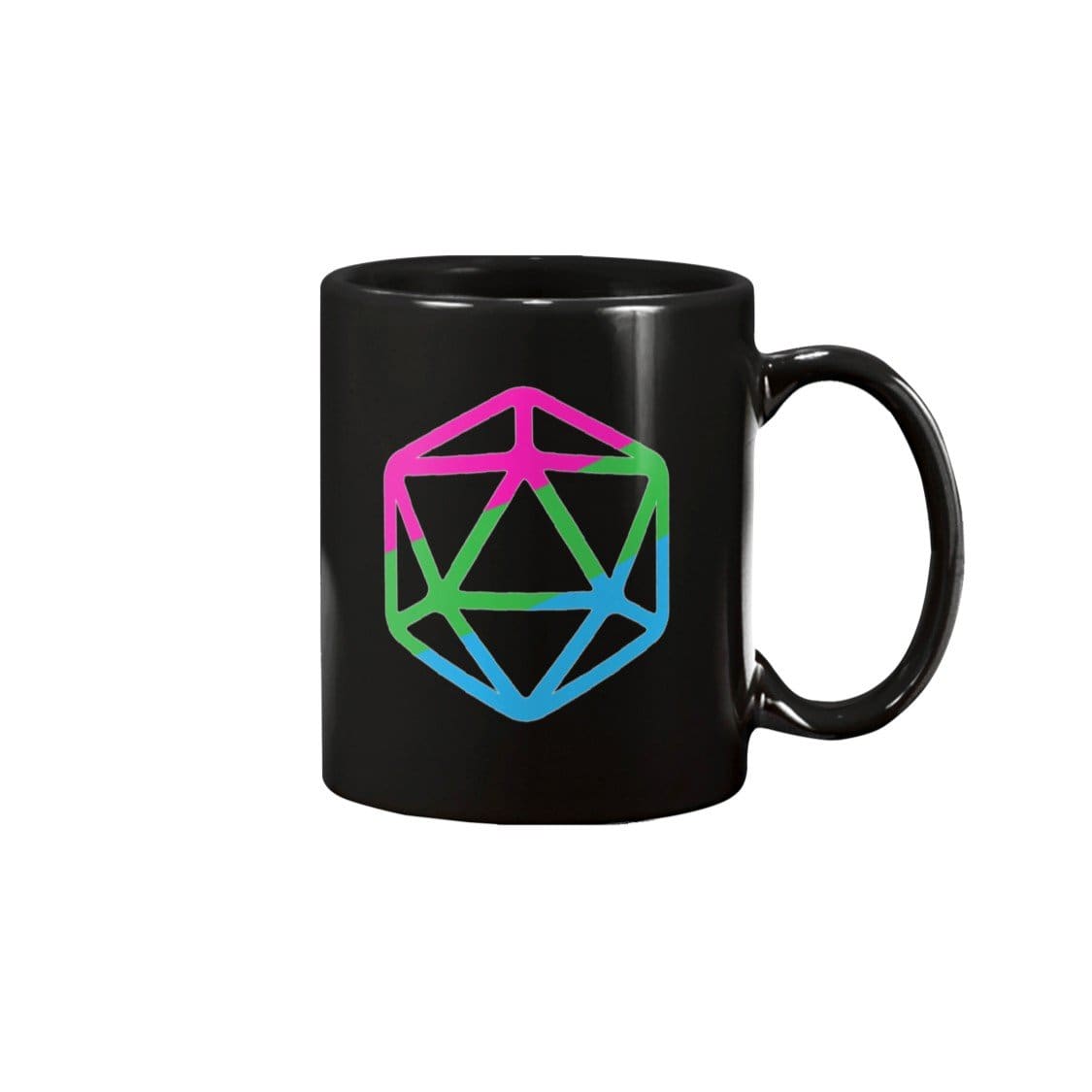 D20 Critical Pride Polysex Pride 11oz Coffee Mug - Mugs