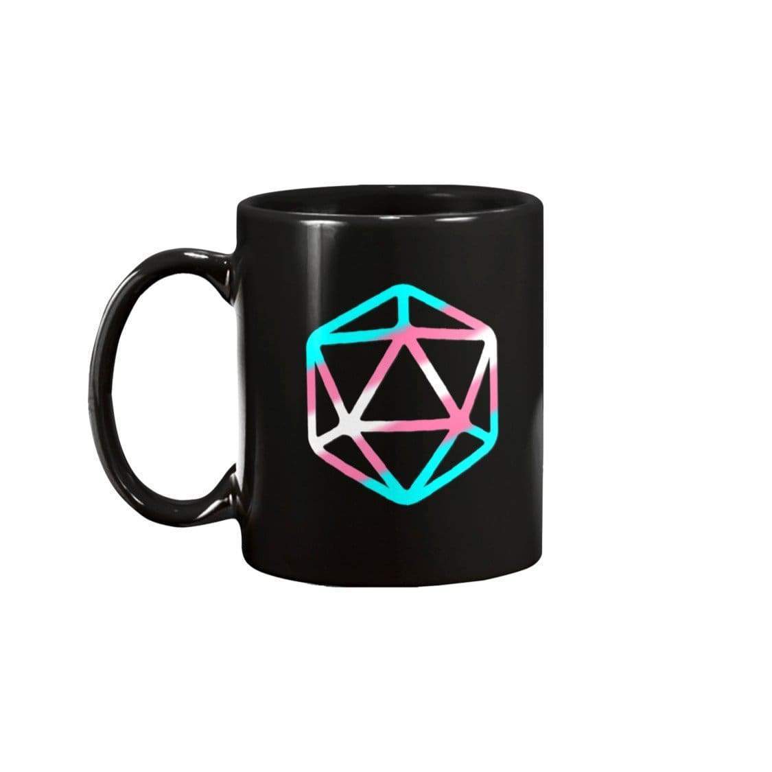 D20 Critical Pride Trans Pride 15oz Coffee Mug - Mugs