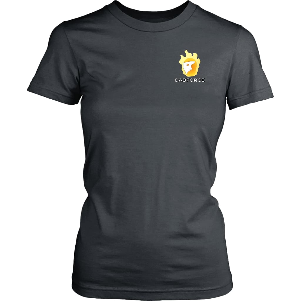 Dabcons-Fouk Text All - District Womens Shirt / Charcoal / M - T-shirt