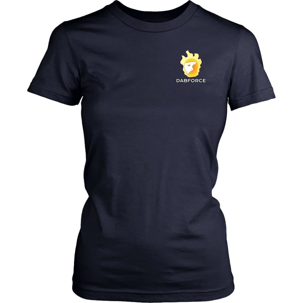 Dabcons-Fouk Text All - District Womens Shirt / Navy / M - T-shirt