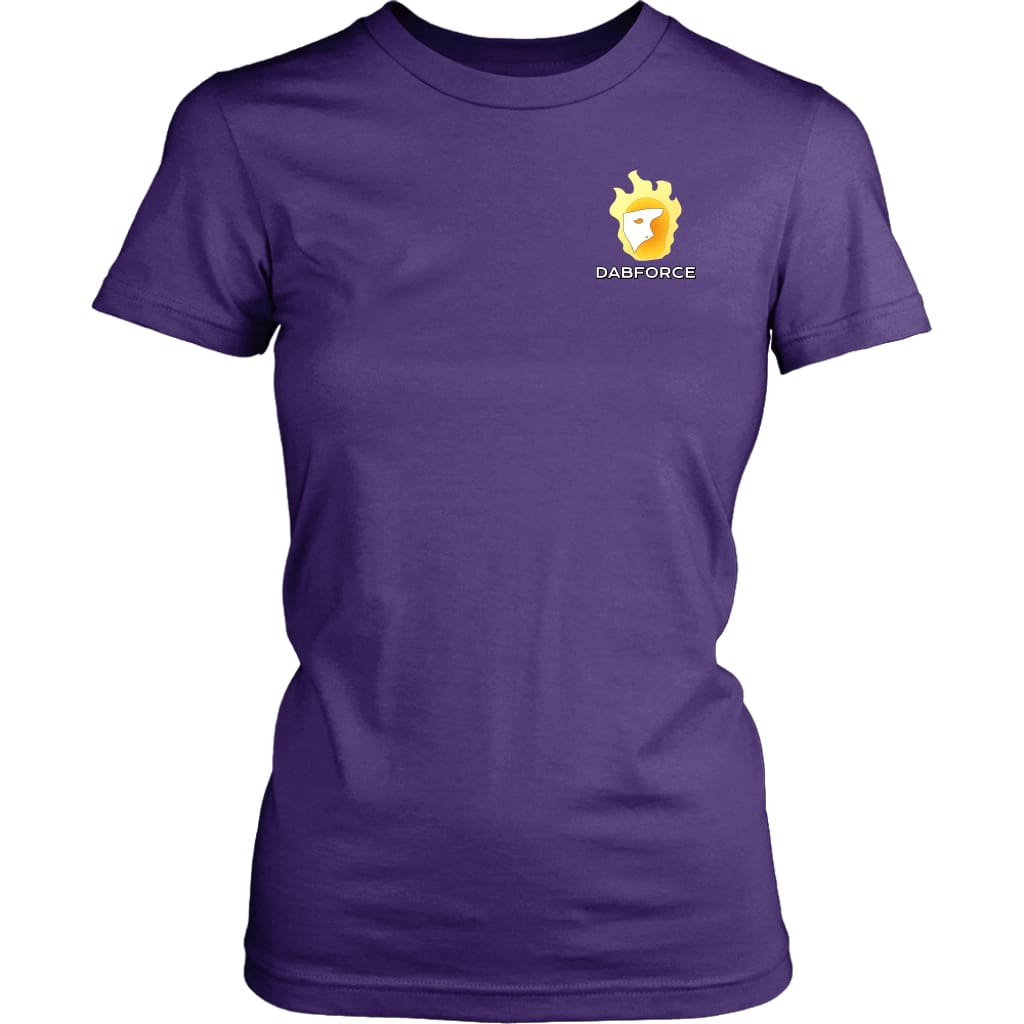 Dabcons-Fouk Text All - District Womens Shirt / Purple / M - T-shirt