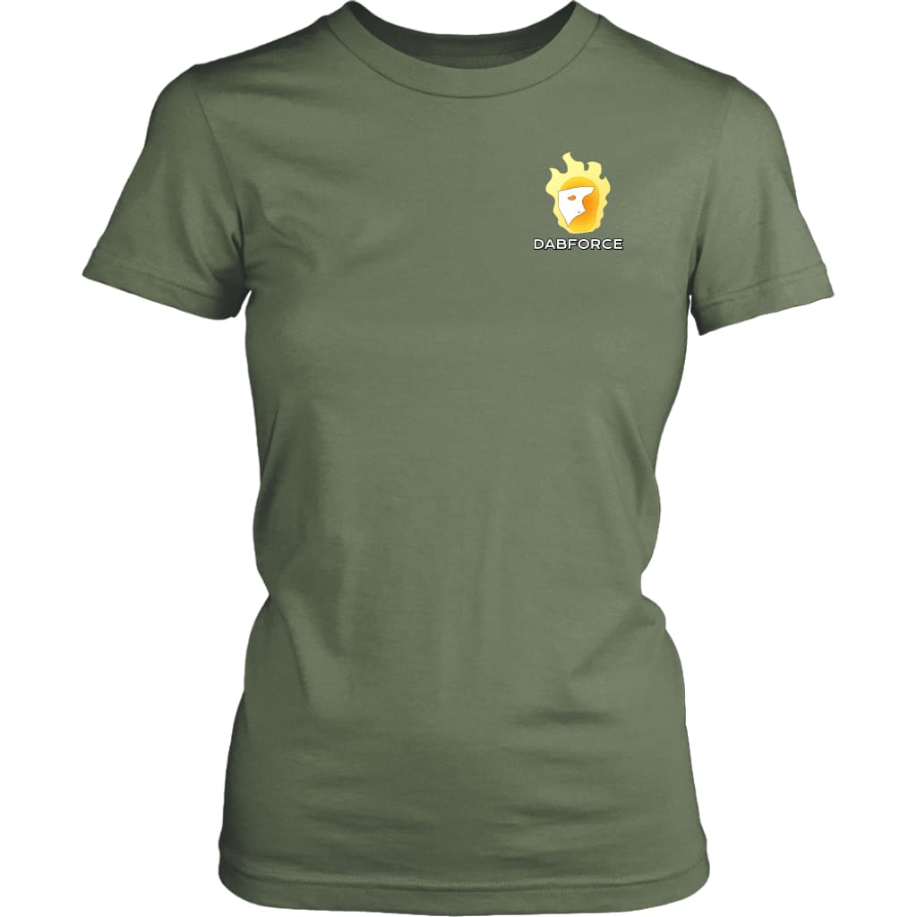 Dabcons-Fouk Text All - District Womens Shirt / Fresh Fatigue / M - T-shirt