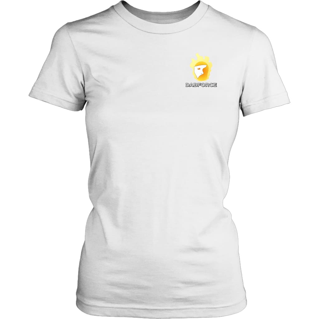 Dabcons-Fouk Text All - District Womens Shirt / White / M - T-shirt