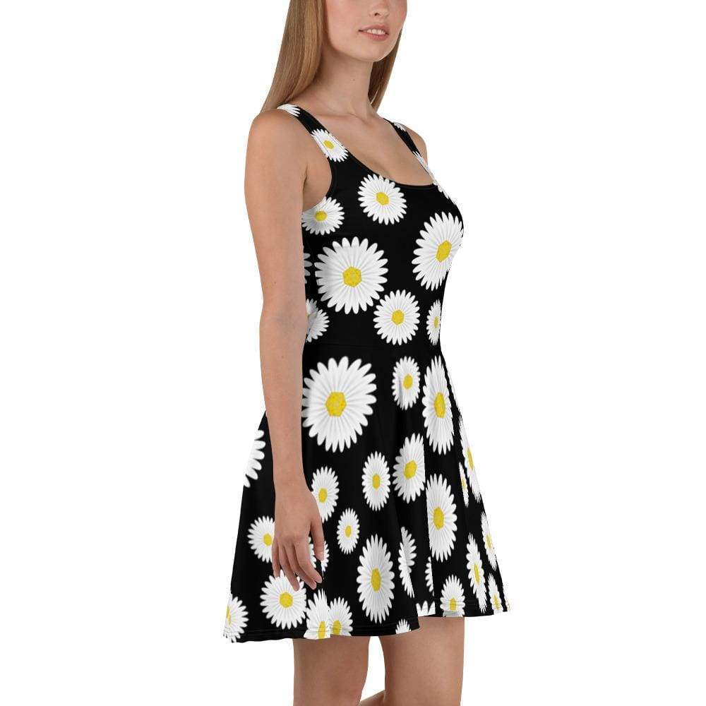 Daisy 20 D20 Basic Black Skater Dress