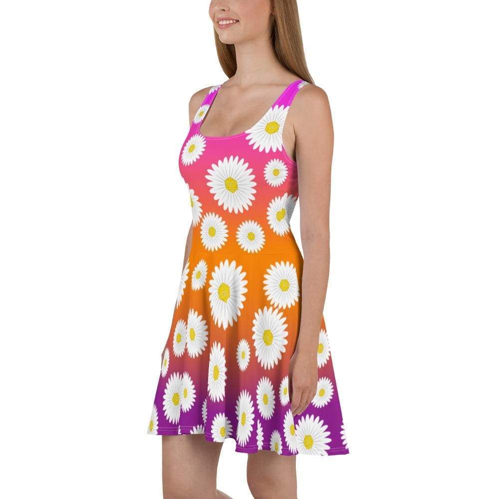 Daisy 20 D20 Sunset Ombre Skater Dress
