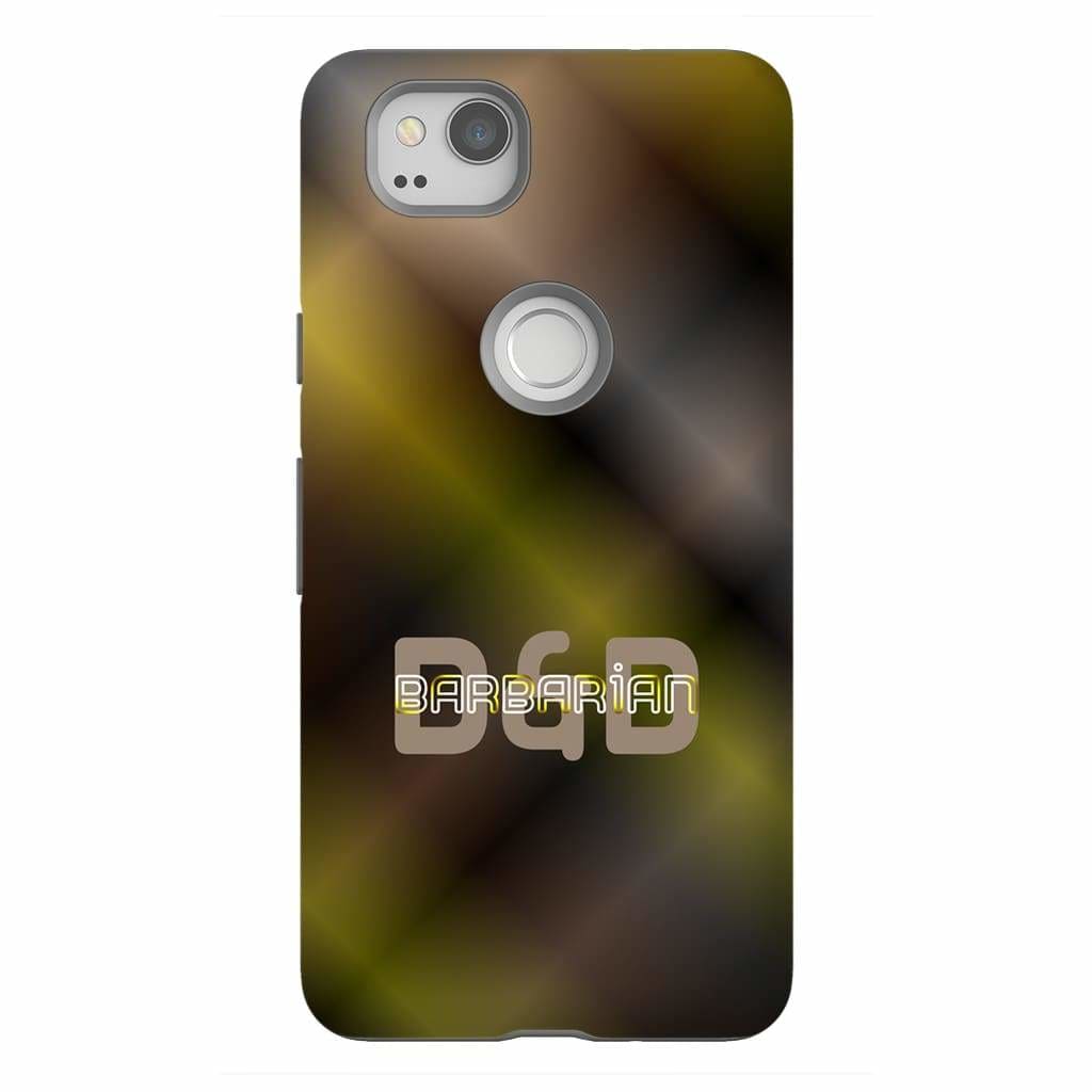D&D Fusion Barbarian Phone Case - Tough - Google Pixel 2 - SoMattyGameZ
