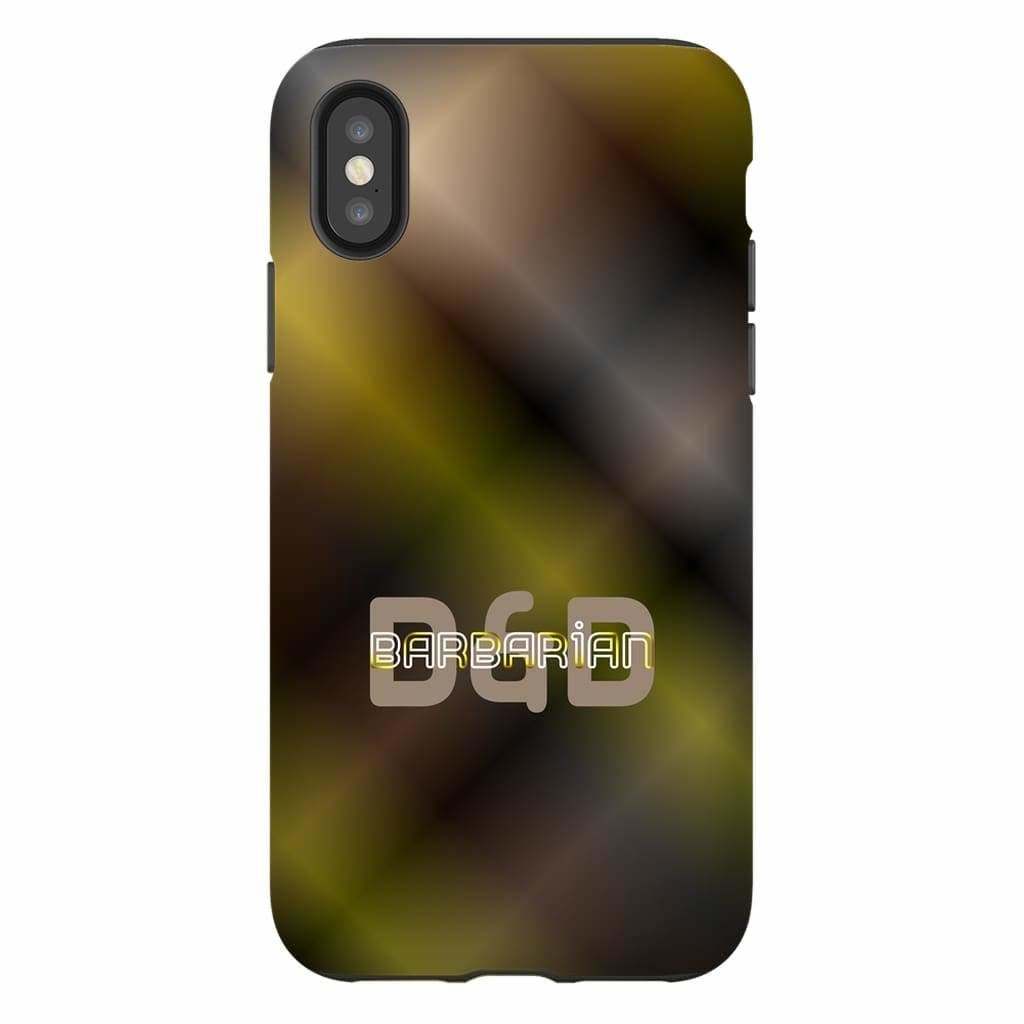 D&D Fusion Barbarian Phone Case - Tough - iPhone XS - SoMattyGameZ