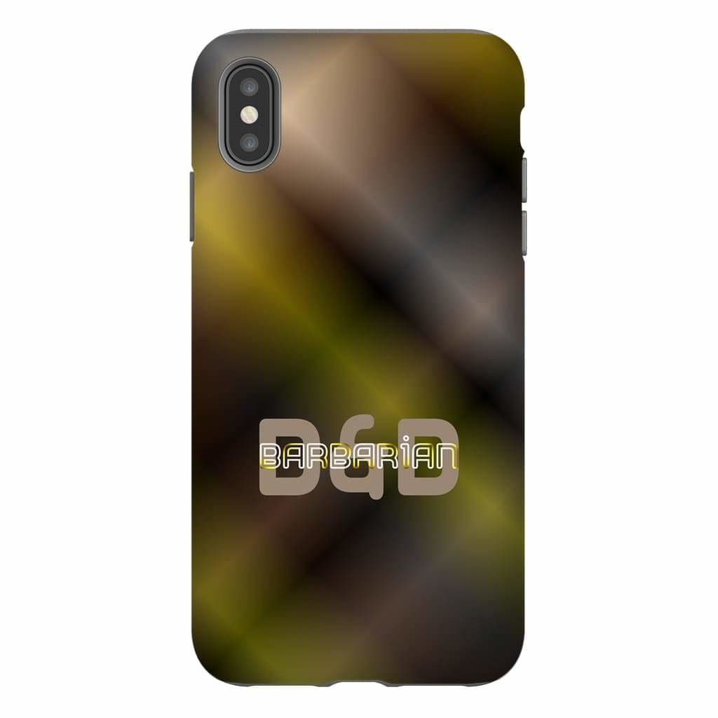 D&D Fusion Barbarian Phone Case - Tough - iPhone XS Max - SoMattyGameZ