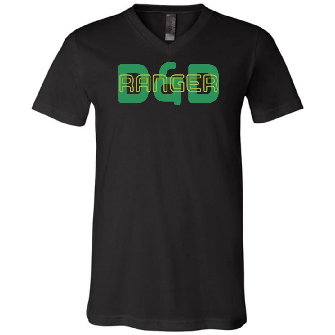 D&D Fusion Ranger Unisex Premium V-Neck Tee - Black / S