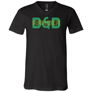 D&D Fusion Ranger Unisex Premium V-Neck Tee - Black / S