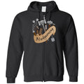 D&D What’s Your Damage? Bludgeoning Unisex Zip Hoodie - Black / S