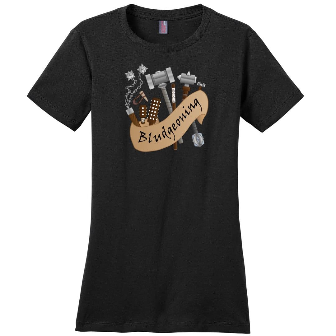 D&D What’s Your Damage? Bludgeoning Womens Premium Tee - Black / XS