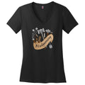 D&D What’s Your Damage? Bludgeoning Womens Premium V-Neck Tee - Black / XS
