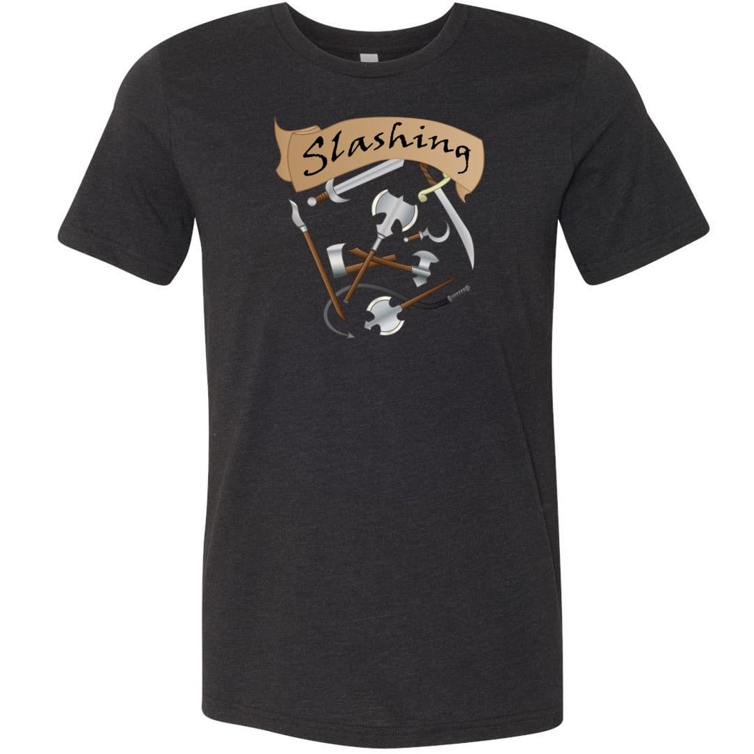 D&D What’s Your Damage? Slashing Unisex Premium Tee - Black Heather / XS
