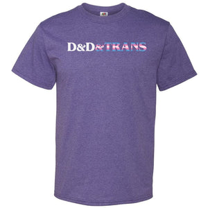 D&D&Trans Unisex Classic Tee - Retro Heather Purple / S
