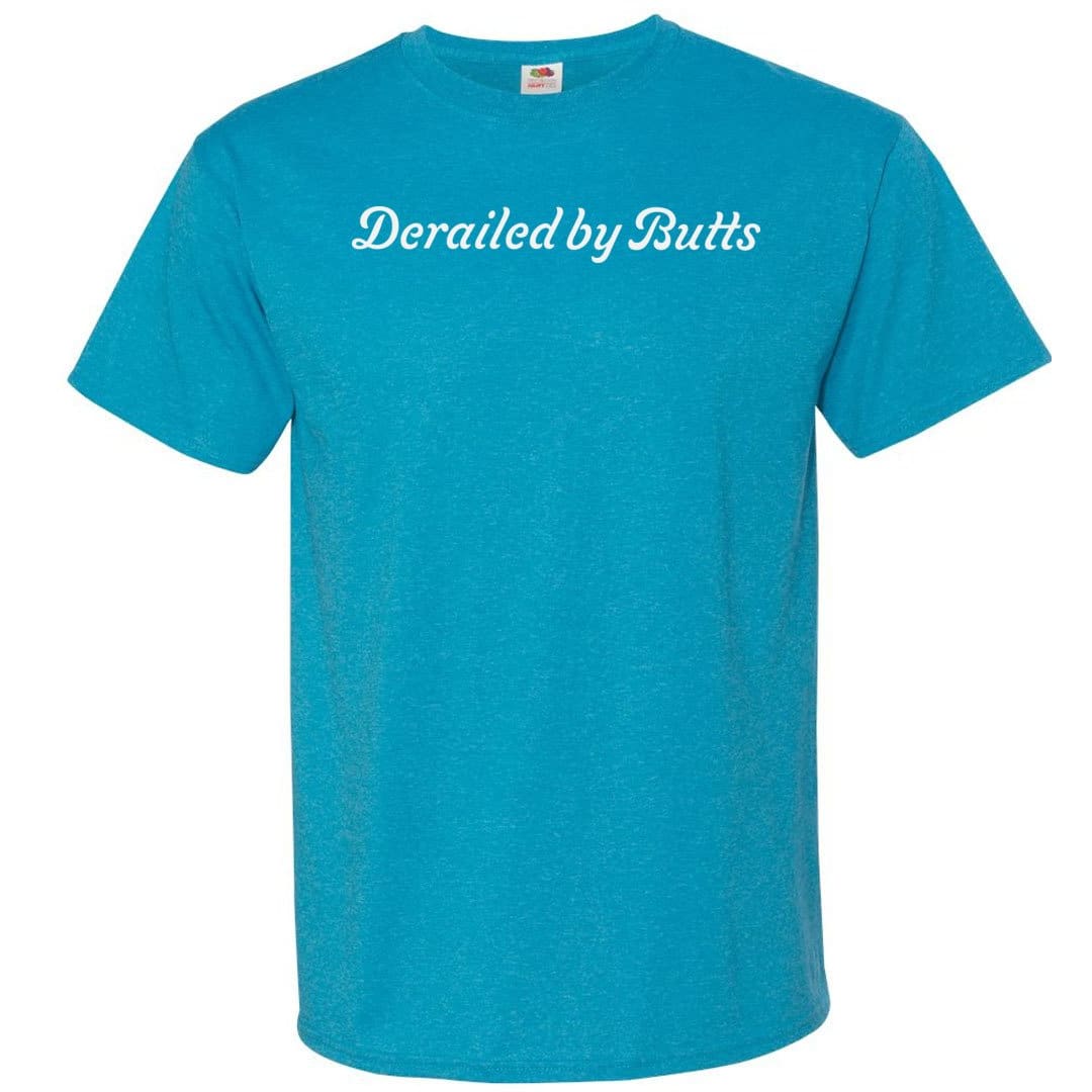 Derailed by Butts Unisex Classic Tee - Turquoise Heather / S