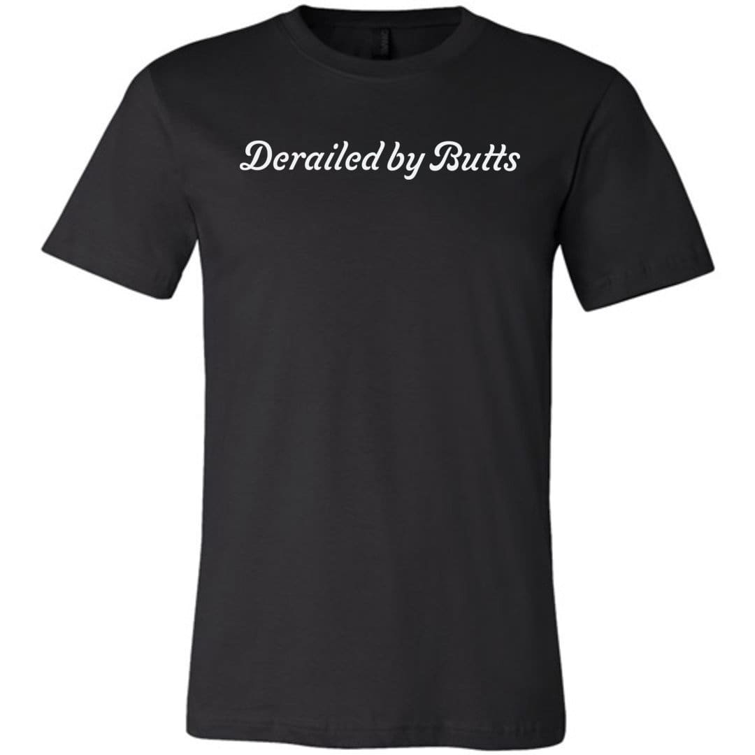 Derailed by Butts Unisex Premium Tee - Black / XS
