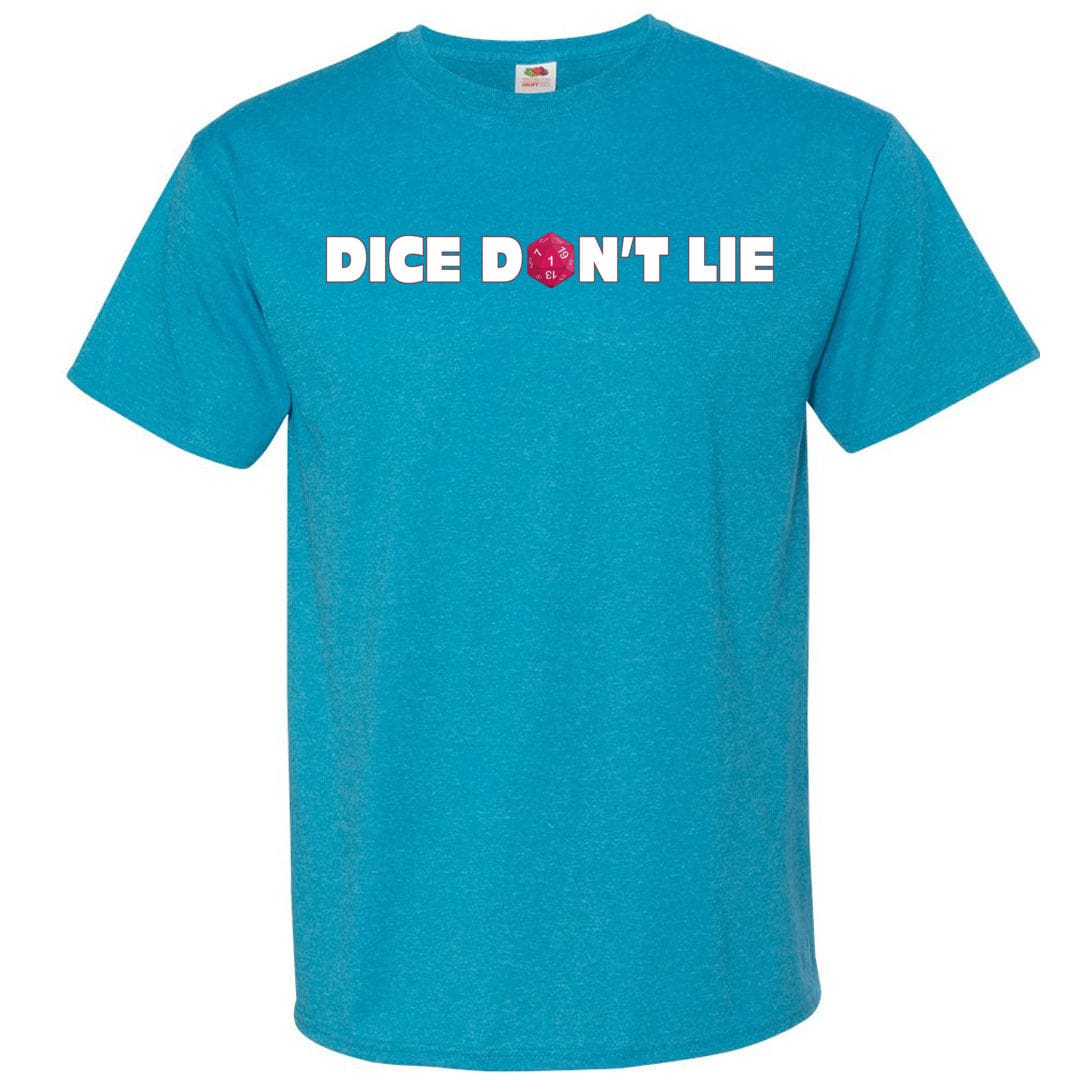 Dice Don’t Lie Unisex Classic Tee - Turquoise Heather / S