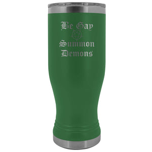 Dice Priori Be Gay Summon Demons 20oz Boho Vacuum Tumbler - Green - Tumblers