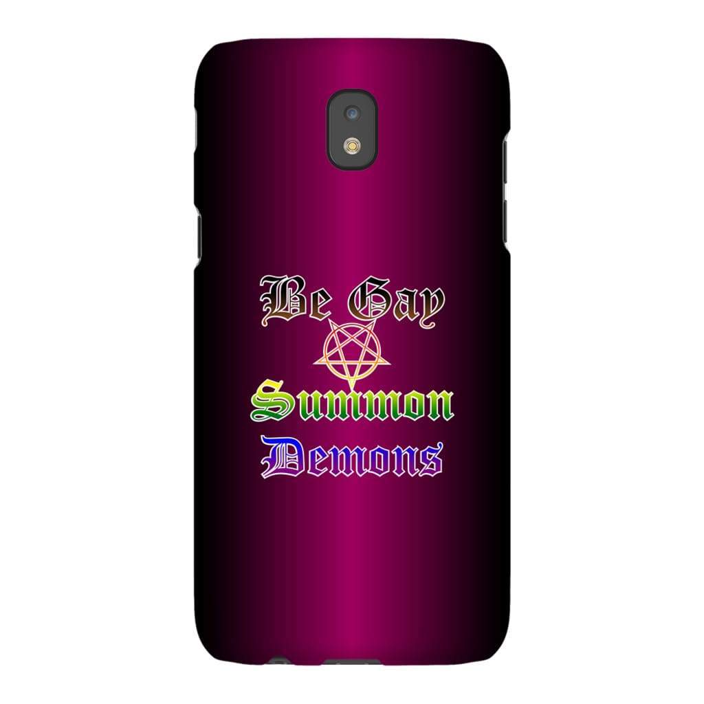 Dice Priori Be Gay Summon Demons Inclusive Phone Case - Tough - Premium Glossy Tough Case / Samsung Galaxy J5