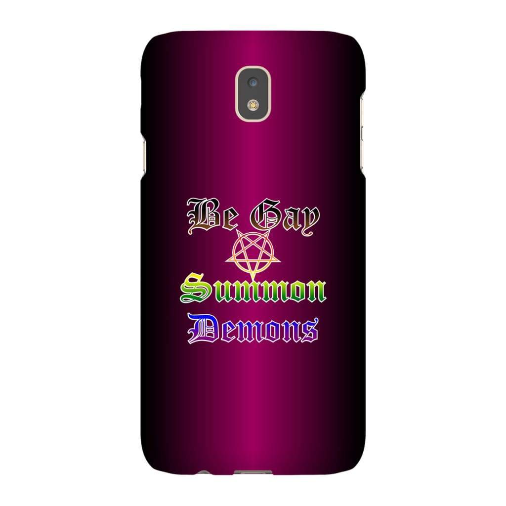Dice Priori Be Gay Summon Demons Inclusive Phone Case - Tough - Premium Glossy Tough Case / Samsung Galaxy J7