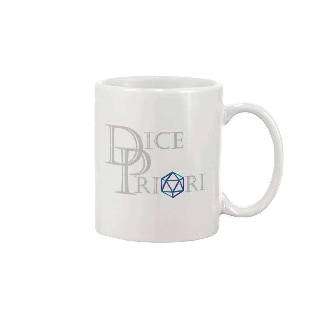 Dice Priori Classic Text Logo 11oz Coffee Mug - Dice Priori