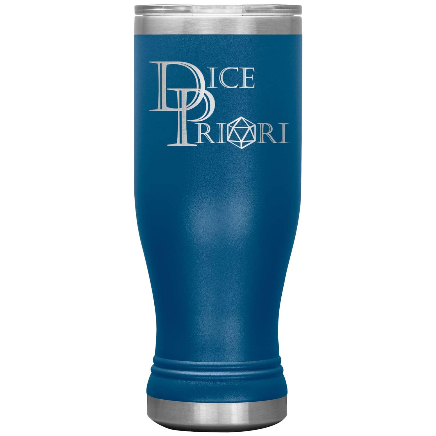 Dice Priori Classic Text Logo 20oz Boho Vacuum Tumbler - Blue - Tumblers