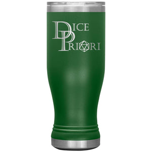Dice Priori Classic Text Logo 20oz Boho Vacuum Tumbler - Green - Tumblers