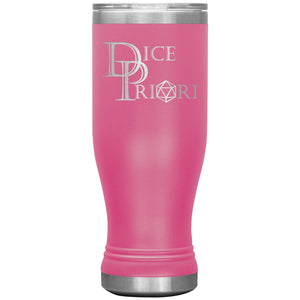 Dice Priori Classic Text Logo 20oz Boho Vacuum Tumbler - Pink - Tumblers
