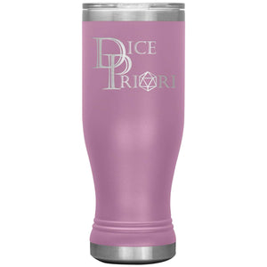 Dice Priori Classic Text Logo 20oz Boho Vacuum Tumbler - Light Purple - Tumblers