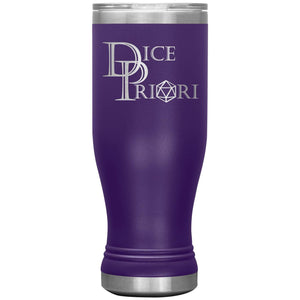 Dice Priori Classic Text Logo 20oz Boho Vacuum Tumbler - Purple - Tumblers