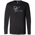 Dice Priori Classic Text Logo Dark Unisex Premium Long Sleeve Tee - Black / XS