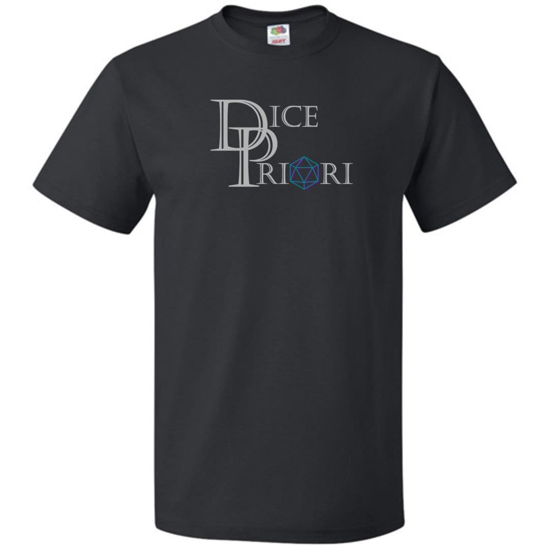 Dice Priori Classic Text Logo Dark Unisex Classic Tee - Black / S