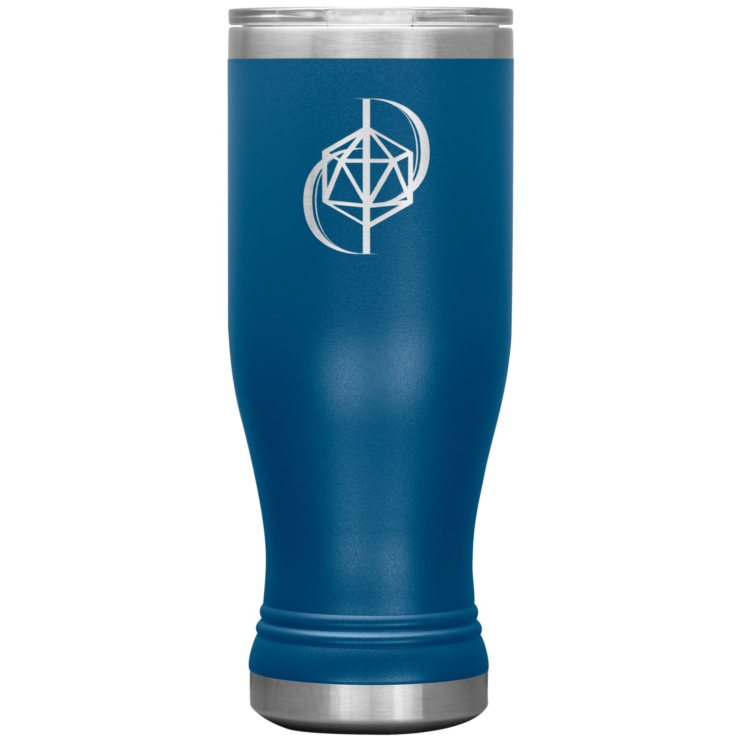 Dice Priori D20 Focus Logo 20oz Boho Vacuum Tumbler - Blue - Dice Priori