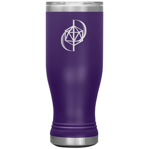 Dice Priori D20 Focus Logo 20oz Boho Vacuum Tumbler - Purple - Dice Priori