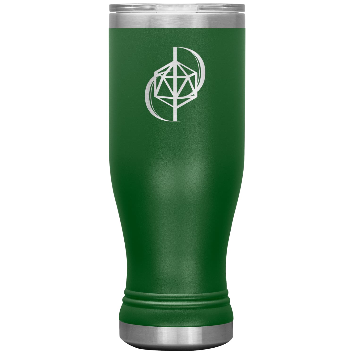 Dice Priori D20 Focus Logo 20oz Boho Vacuum Tumbler - Green - Dice Priori