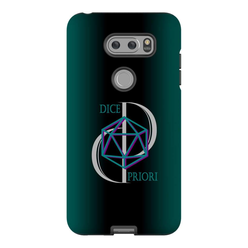 Dice Priori D20 Focus Text Logo Phonecase : Toughcase - LG V30