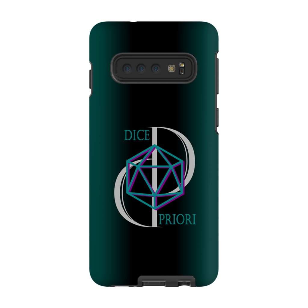 Dice Priori D20 Focus Text Logo Phonecase : Toughcase - Samsung Galaxy S10