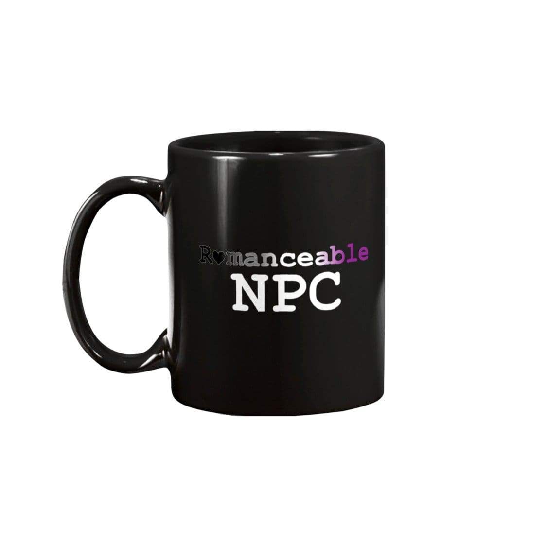Dice Priori Romancable NPC Ace 11oz Coffee Mug - Black / 11OZ - Mugs