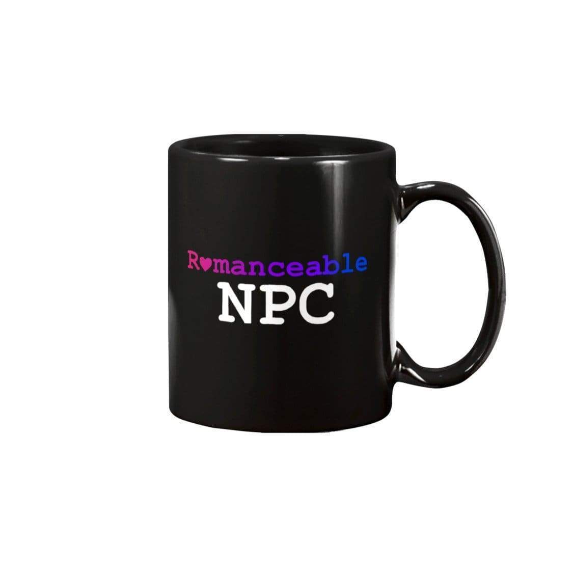 Dice Priori Romancable NPC Bi 11oz Coffee Mug - Black / 11OZ - Mugs