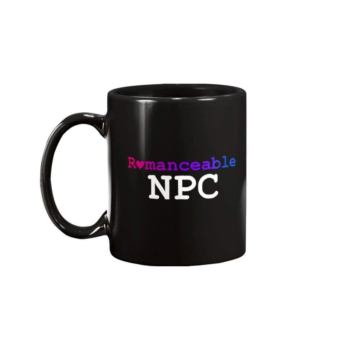 Dice Priori Romancable NPC Bi 15oz Coffee Mug - Black / 15OZ - Mugs